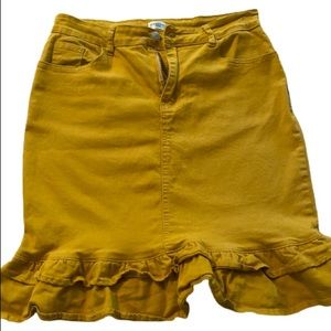 Jade Mackenzie 2 tier ruffle skirt